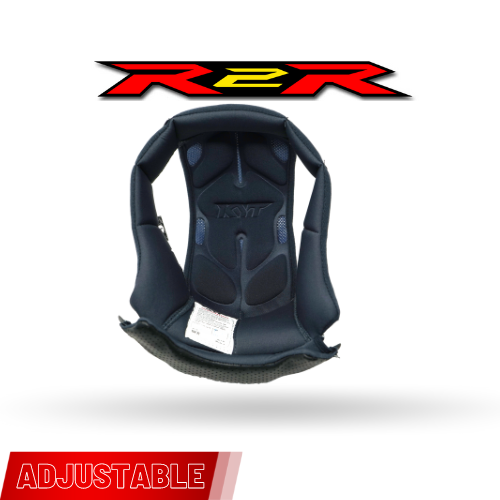 crown motorcycle helmets KYT R2R, lining , color: Black , size: XL