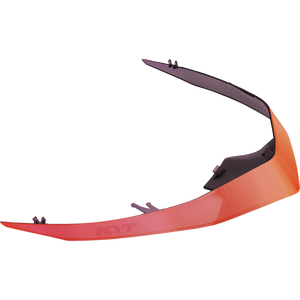 Rear Left Quarter View of Iridium Red TT-REVO Spoiler Extension