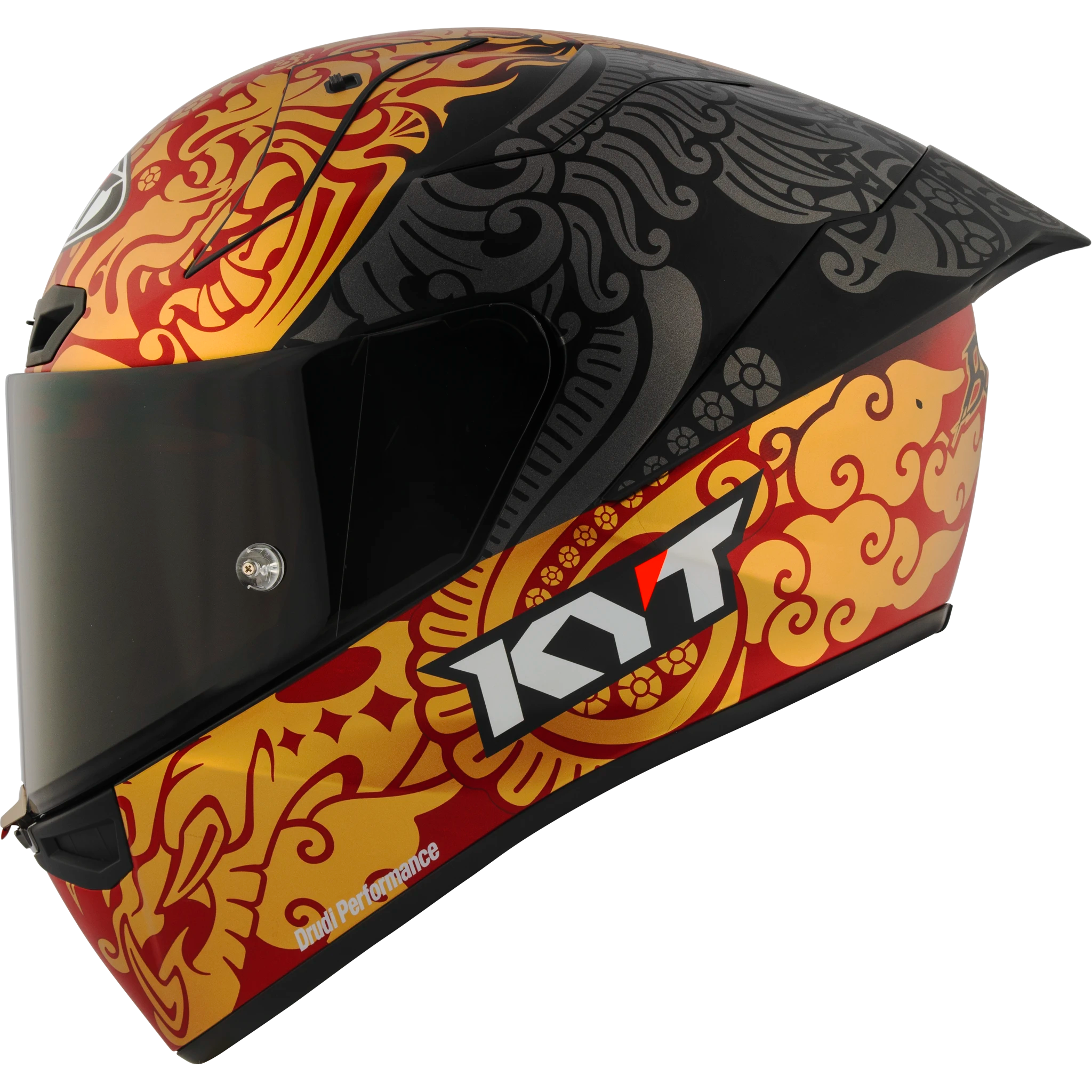 cool orange motorcycle helmet KYT KX-1 Race GP Full Face Race Replica Motorcycle Helmets