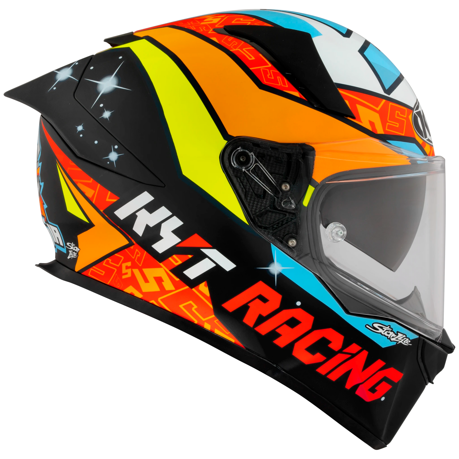 Right Side View of KYT R2R Masia 2022 Replica Motorcycle Helmet