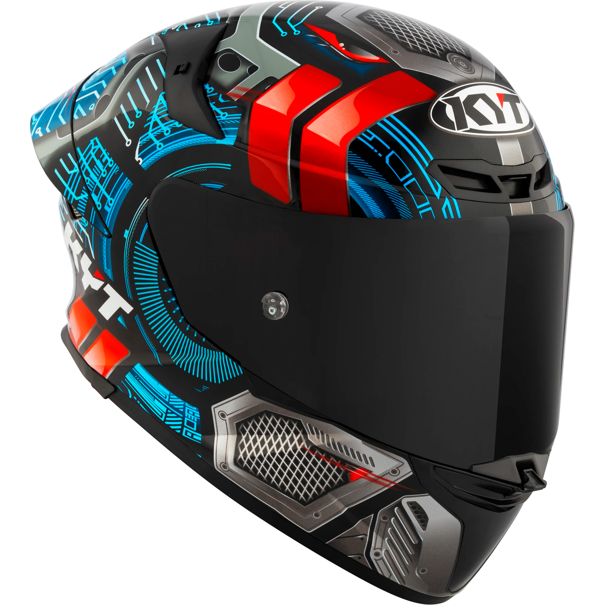 Front Right Quarter View of KYT TT-REVO Synchrotron Motorcycle Helmet
