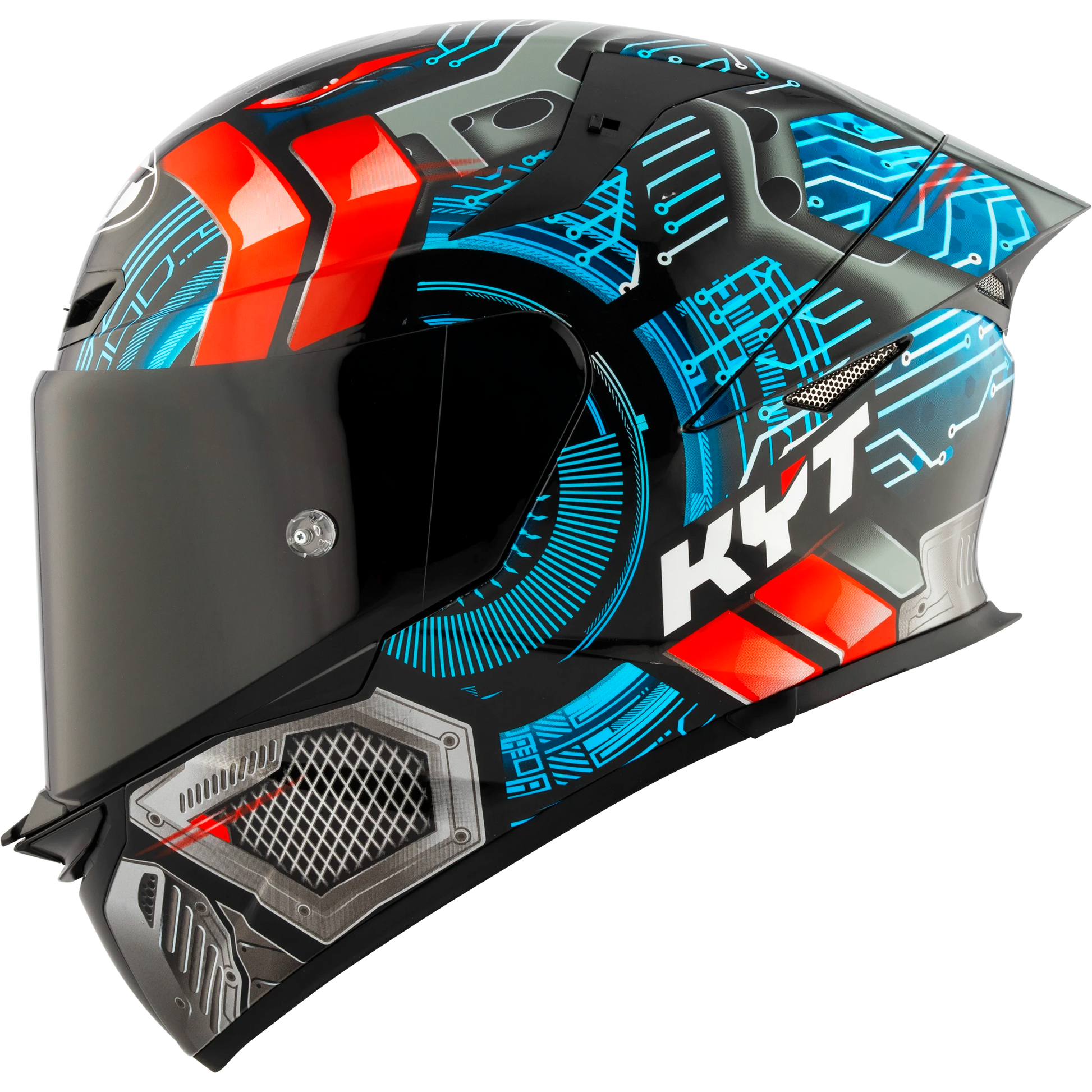 Left Side View of KYT TT-REVO Synchrotron Motorcycle Helmet