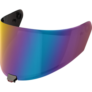 KYT KX-1 Race GP Iridium Rainbow Visor