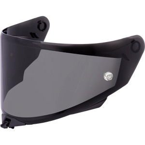 Front Quarter View of TT-REVO Dark Smoke Visor