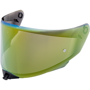 Front Quarter View of TT-REVO Iridium Green Visor