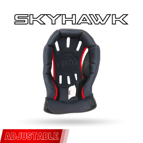 crown on motorcycle helmet KYT Skyhawk Motorcycle Helmet Crown Pad