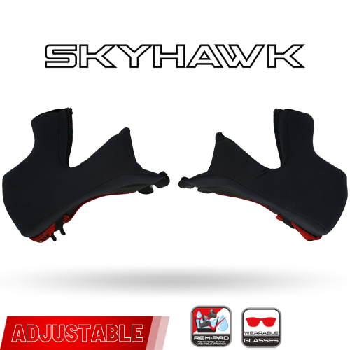 Cheek pads for KYT Skyhawk