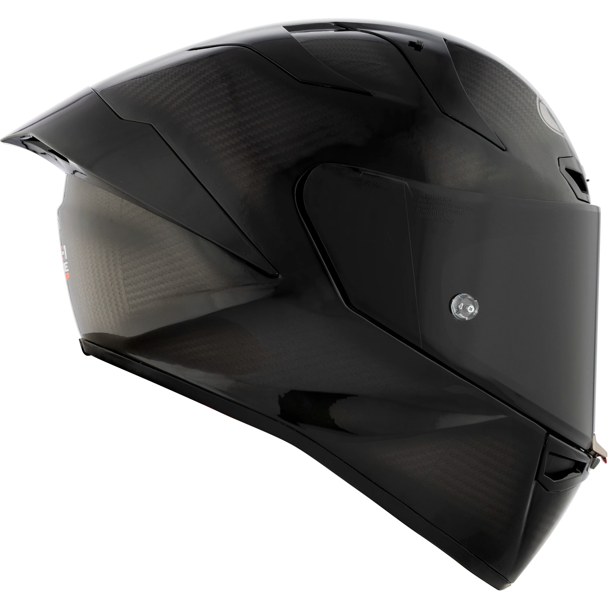 Right Side View of KYT KX-1 Carbon Glossy Motorcycle Helmet