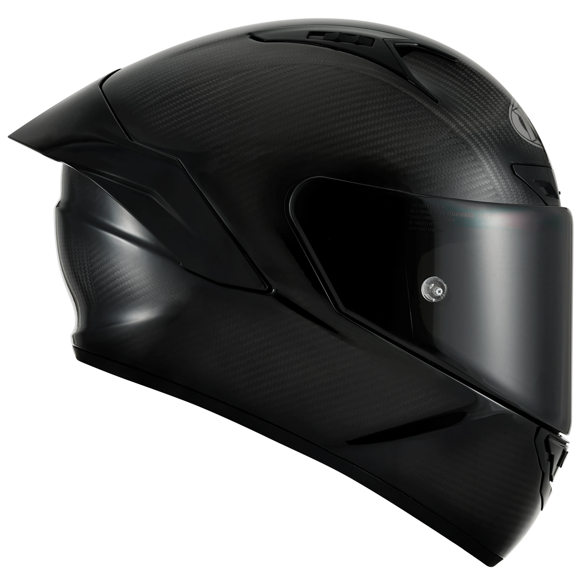 Right Side View of KYT NZ-Race Carbon Glossy Motorcycle Helmet