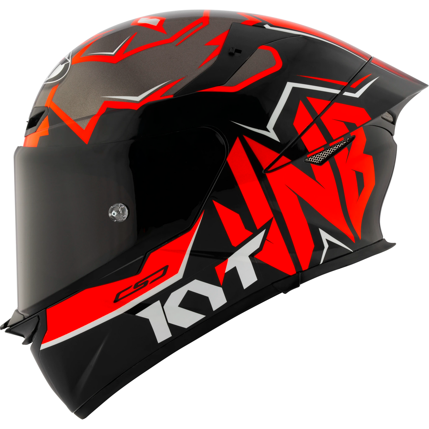 Left Side View of KYT TT-REVO Nicolo Bulega 2022 Motorcycle Helmet