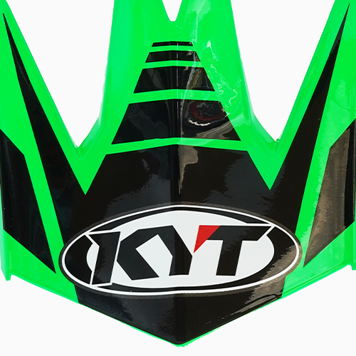 Top View KYT Skyhawk Ardor Green Peak