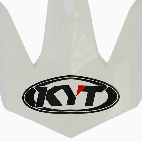 Top View KYT Skyhawk Plain White Peak