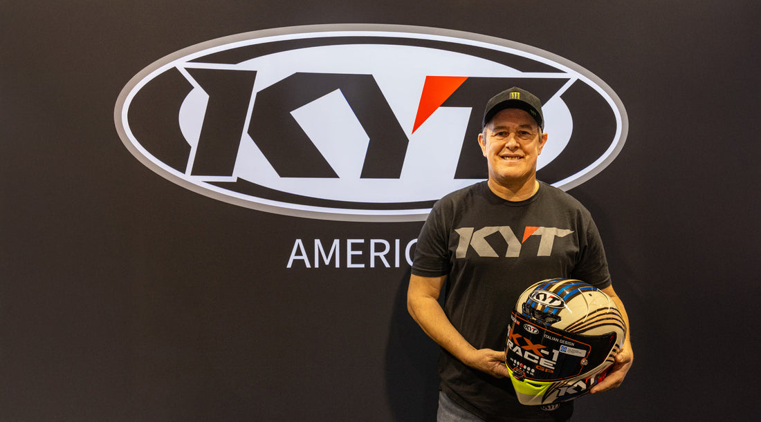 KYT Announces Official Launch of KX-1 John McGuinness MBE Replica Helmet