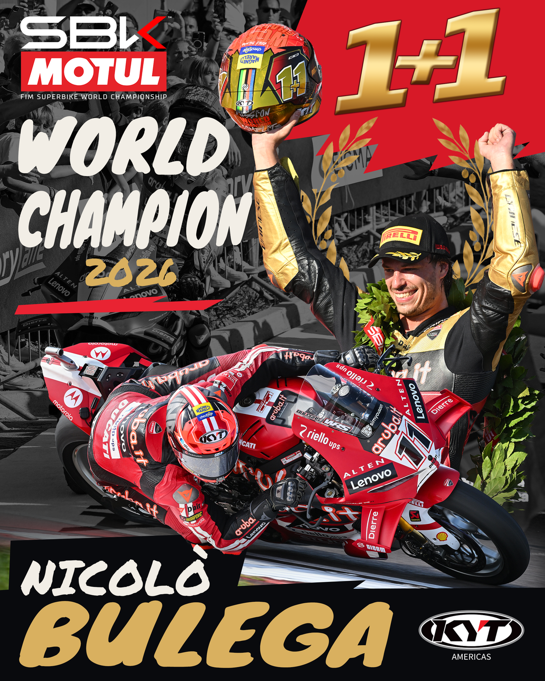 NICOLÒ BULEGA IS THE 2026 WORLD SUPERBIKE CHAMPION