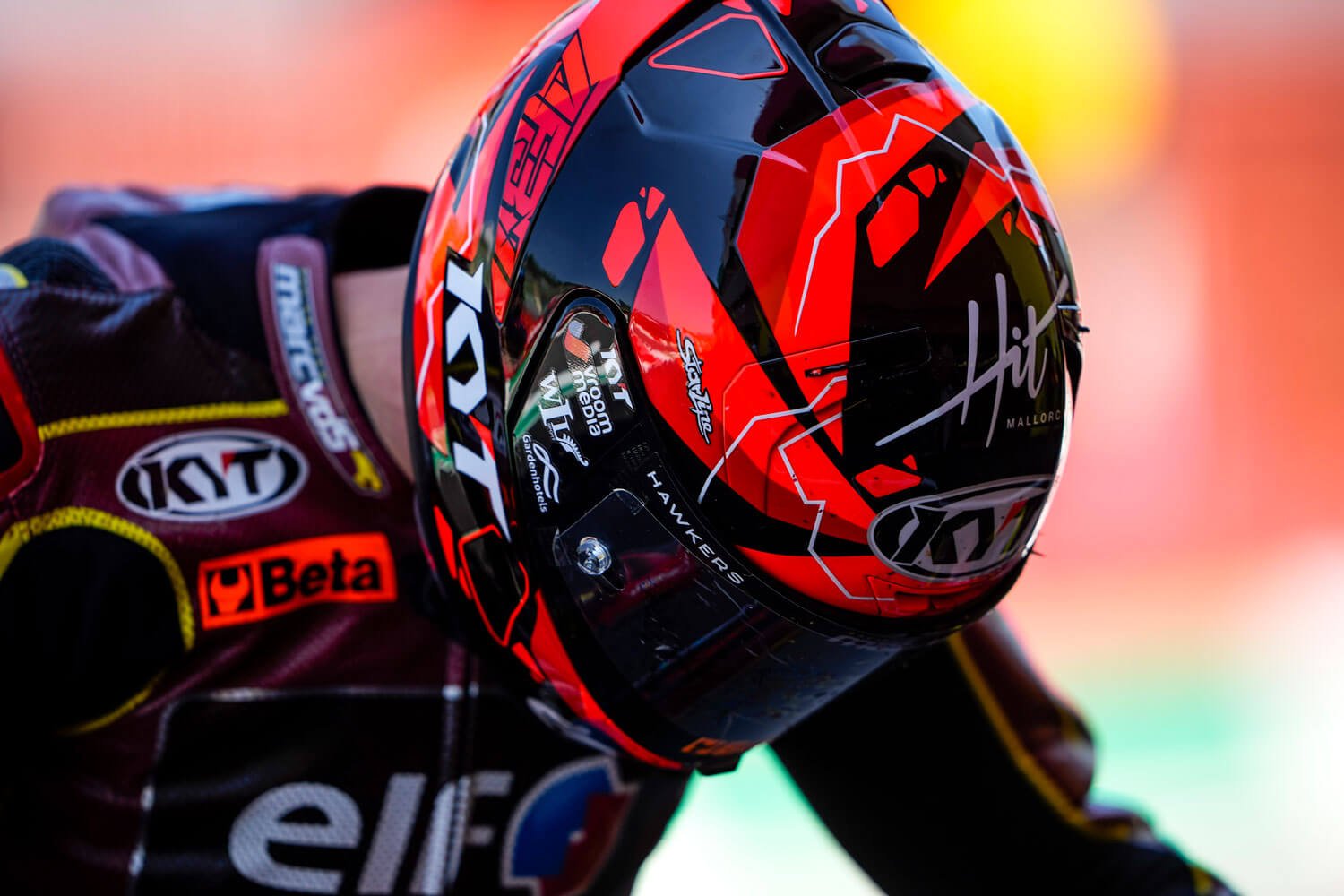 KYT helmet NZ Race Moto2 Augusto-Fernandez replica