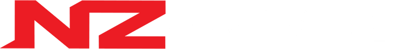 KYT Americas NZ-Race official logo, white and red design with stylized text
