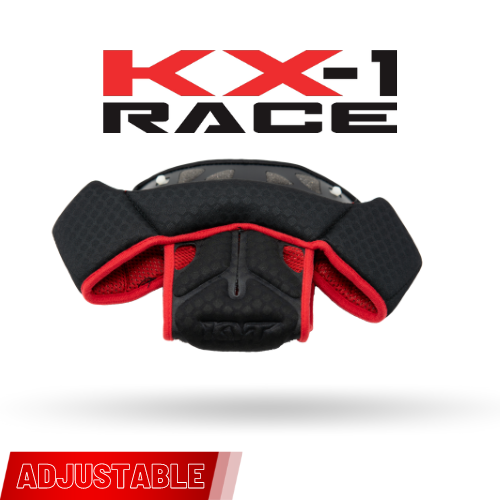 KYT KX-1 Crown Pad Helmet Accessories Black / Large