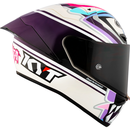 Right Side View of KYT KX-1 Bastianini 2024 Replica Motorcycle Helmet