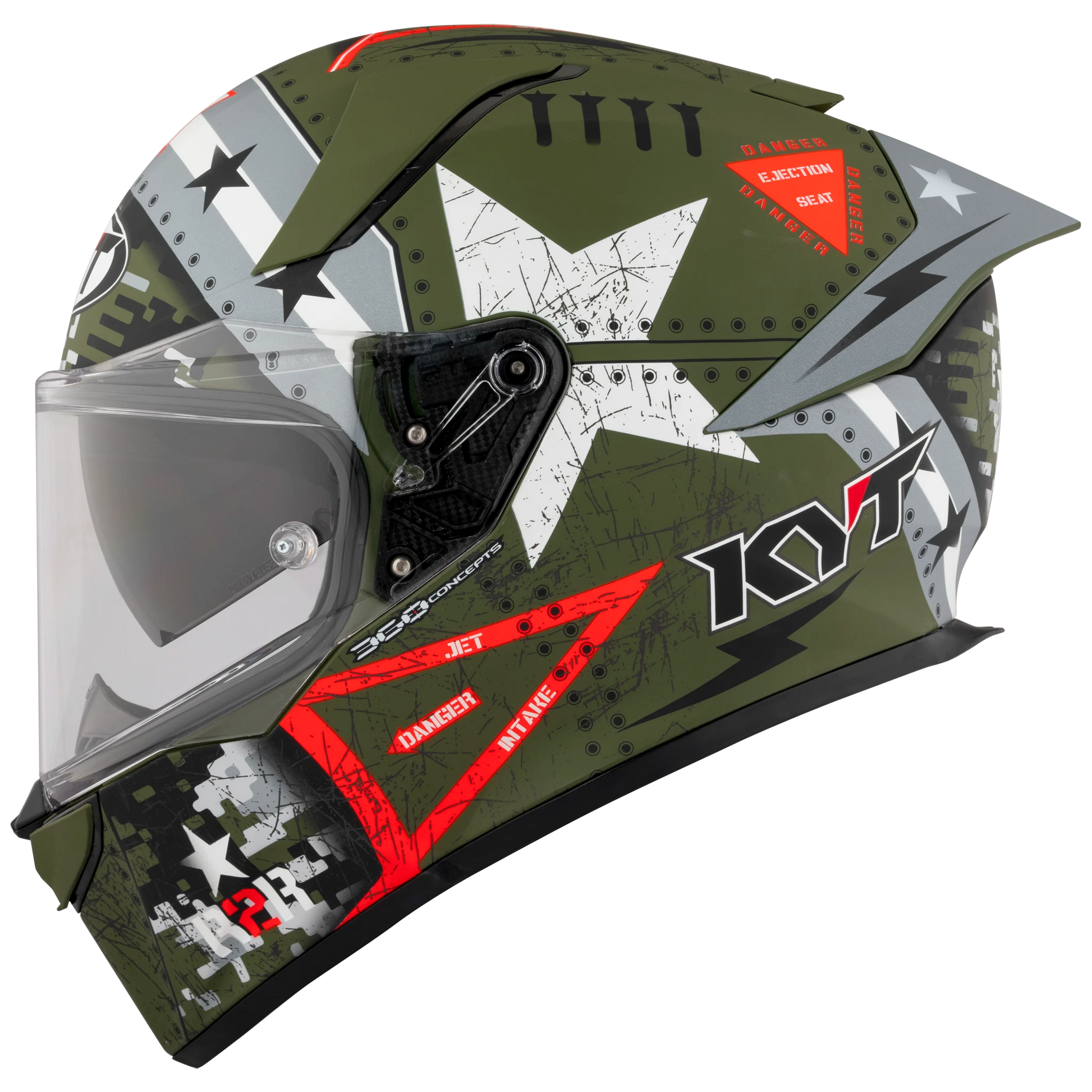 full face military motorcycle helmet KYT R2R Full Face Motorcycle Helmets