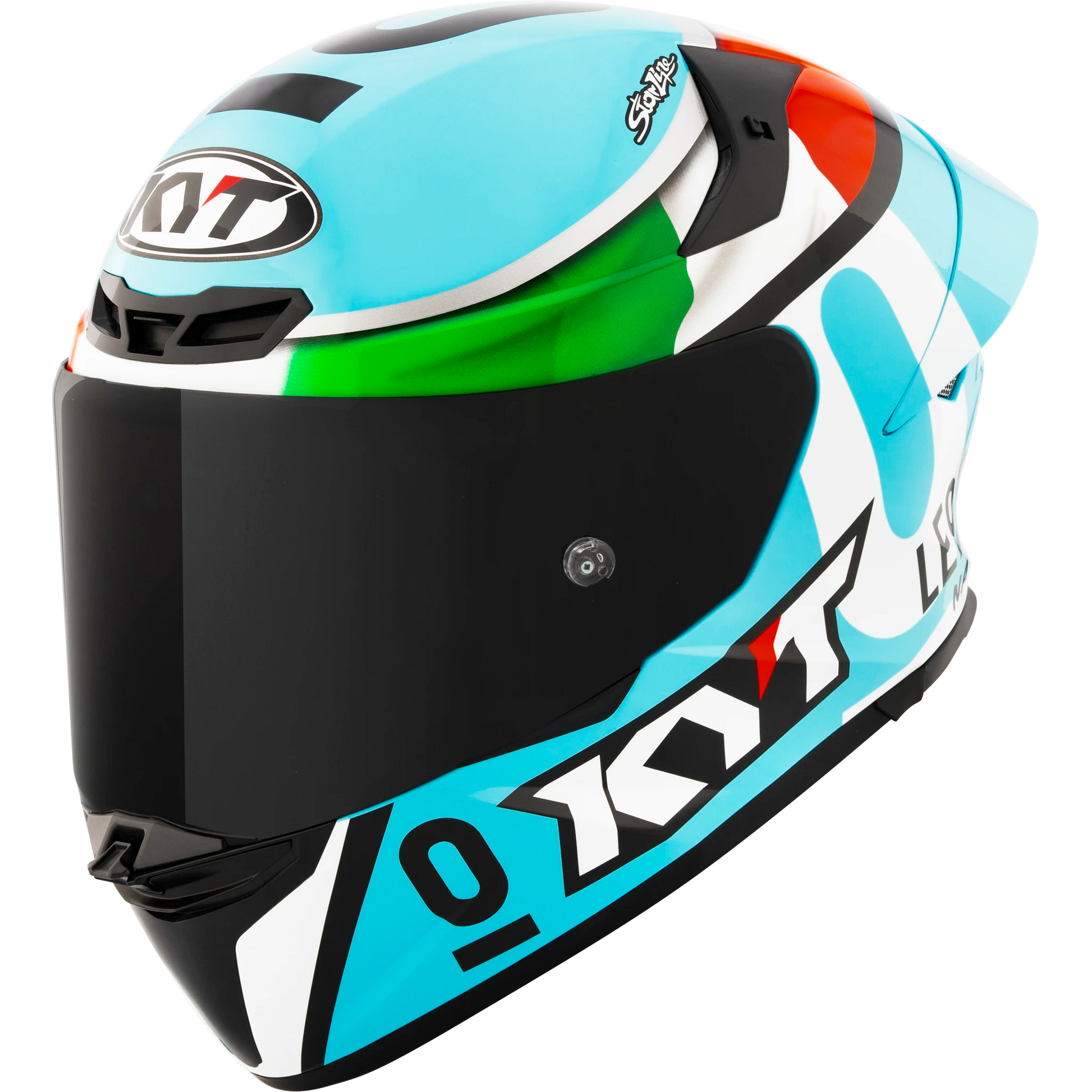 KYT TT-REVO Leopard Tri-color Replica Motorcycle Helmet