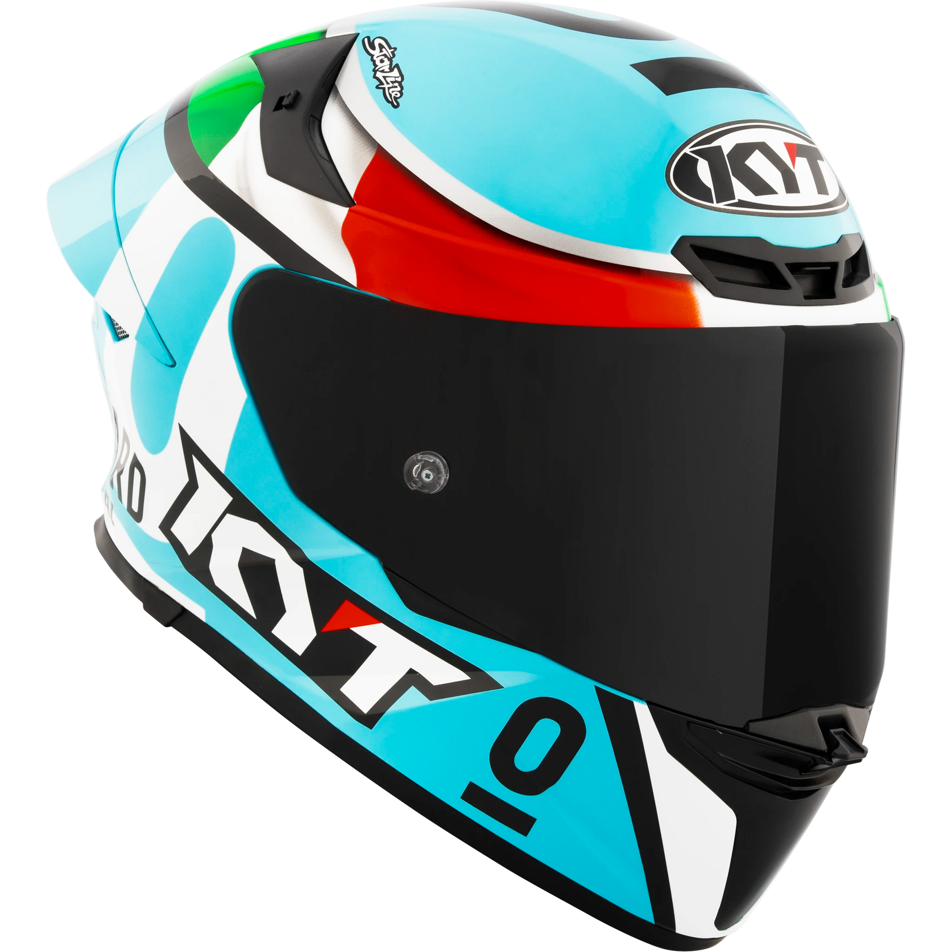 KYT TT-REVO Leopard Tri-color Replica Motorcycle Helmet