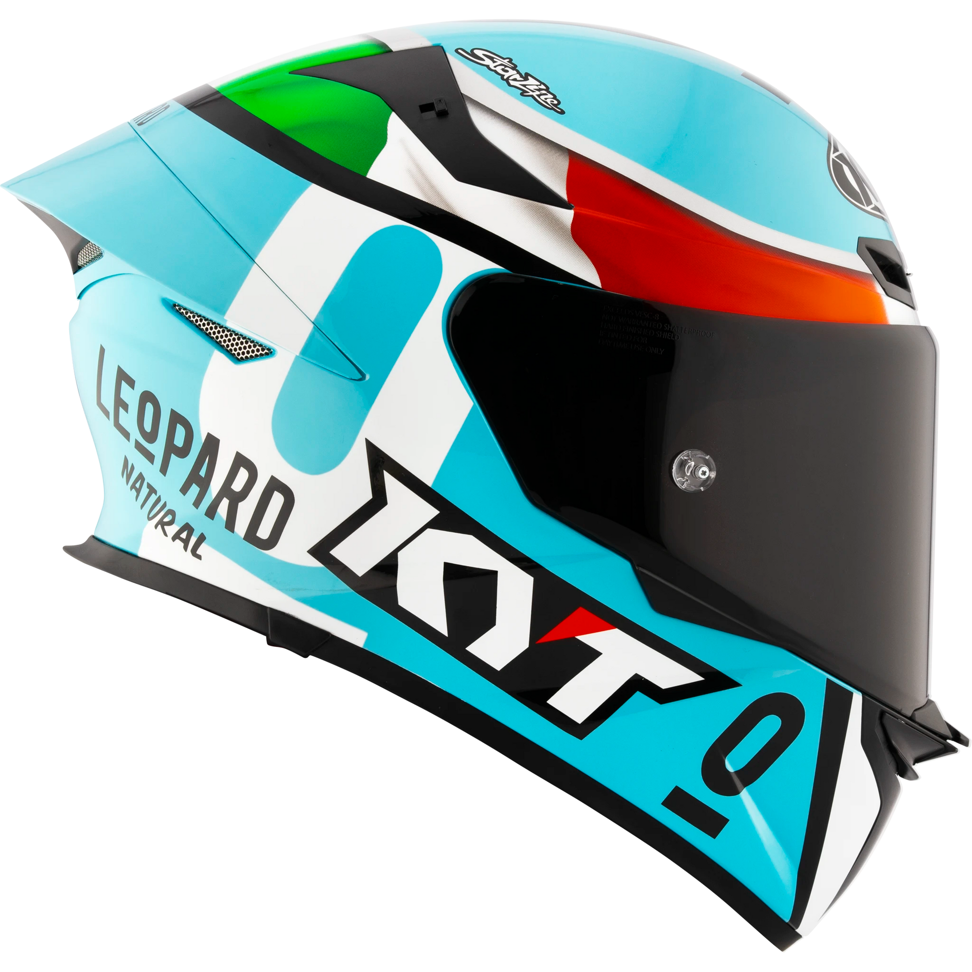 KYT TT-REVO Leopard Tri-color Replica Motorcycle Helmet