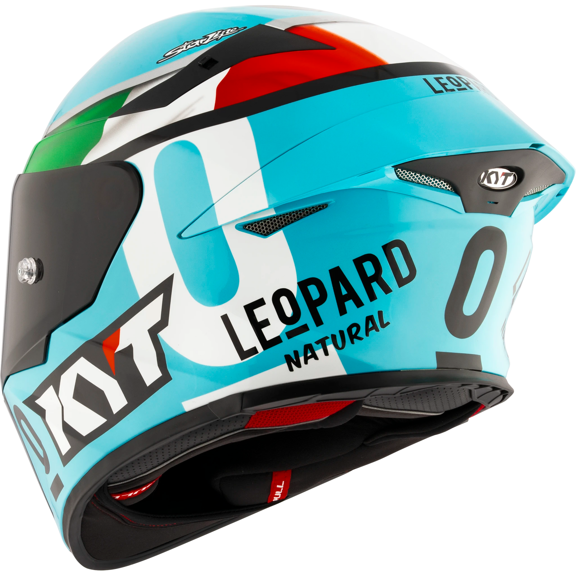 KYT TT-REVO Leopard Tri-color Replica Motorcycle Helmet