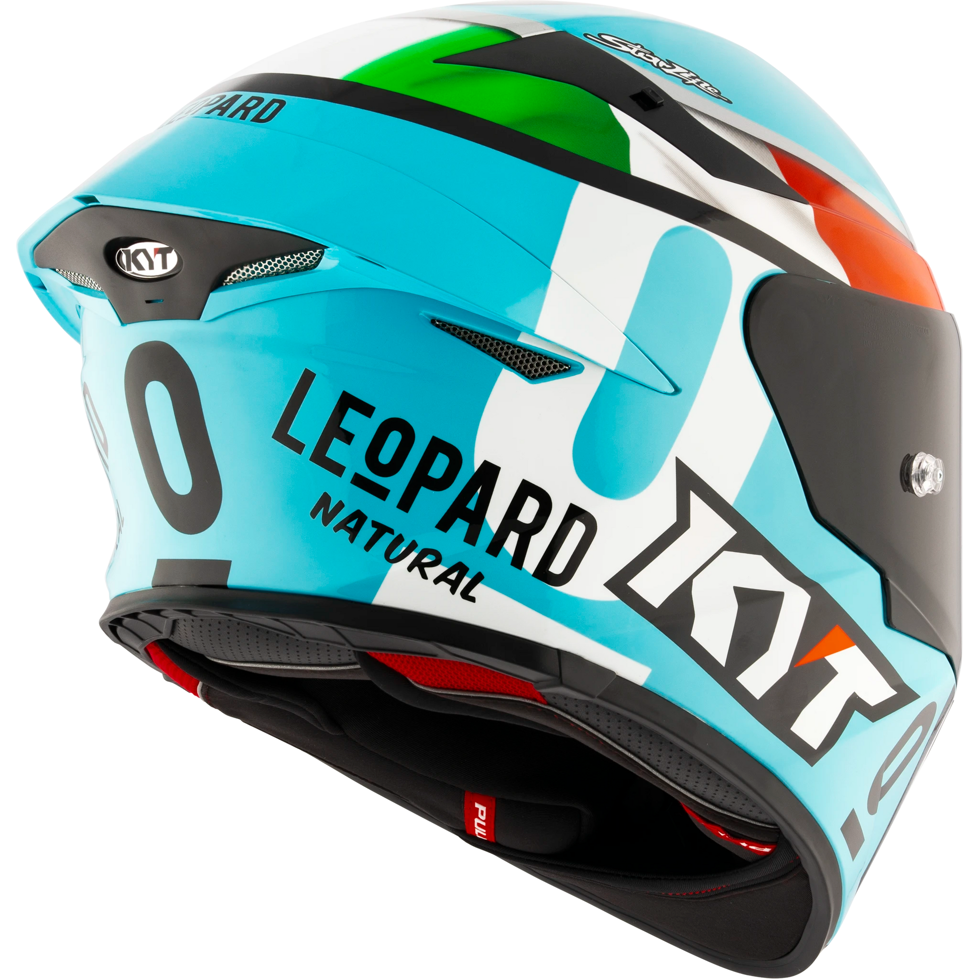 KYT TT-REVO Leopard Tri-color Replica Motorcycle Helmet