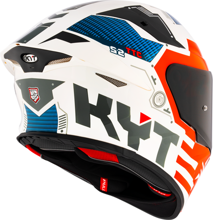 KYT TT-REVO Fuselage Red Motorcycle Helmet