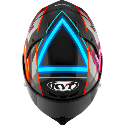 Top View of KYT TT-REVO Ratthapark Play Replica Motorcycle Helmet