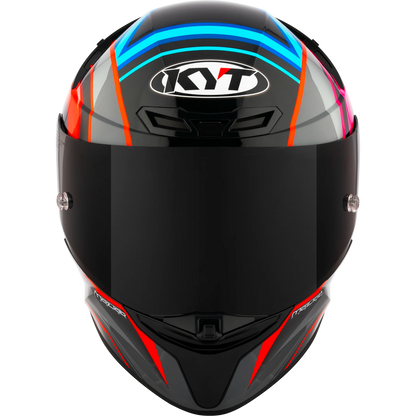 Front View of KYT TT-REVO Ratthapark Play Replica Motorcycle Helmet