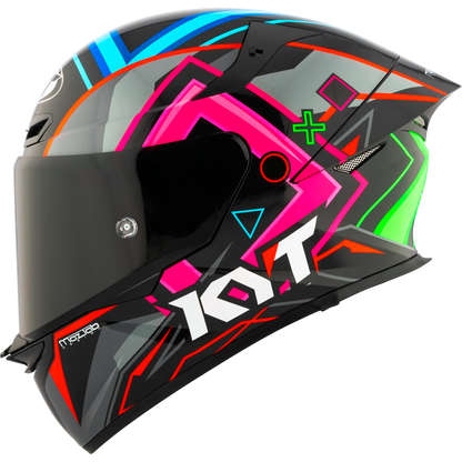 Left Side View of KYT TT-REVO Ratthapark Play Replica Motorcycle Helmet