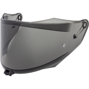 Front Quarter View of KYT R2R Light Smoke Visor