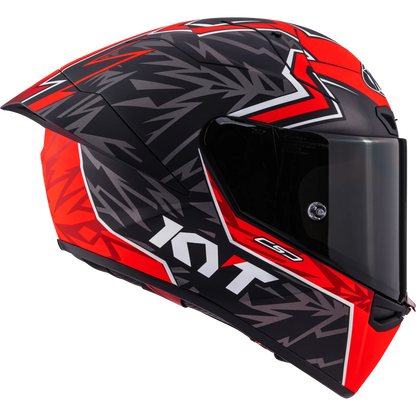 Right Side View of KYT KX-1 Race GP Nicolo Bulega Replica Motorcycle Helmet