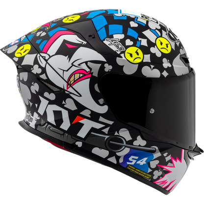 Right Side View of KYT TT-REVO Riccardo Rossi 2022 Replica Motorcycle Helmet
