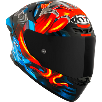 Front Right Quarter View of KYT TT-REVO Magnet Motorcycle Helmet