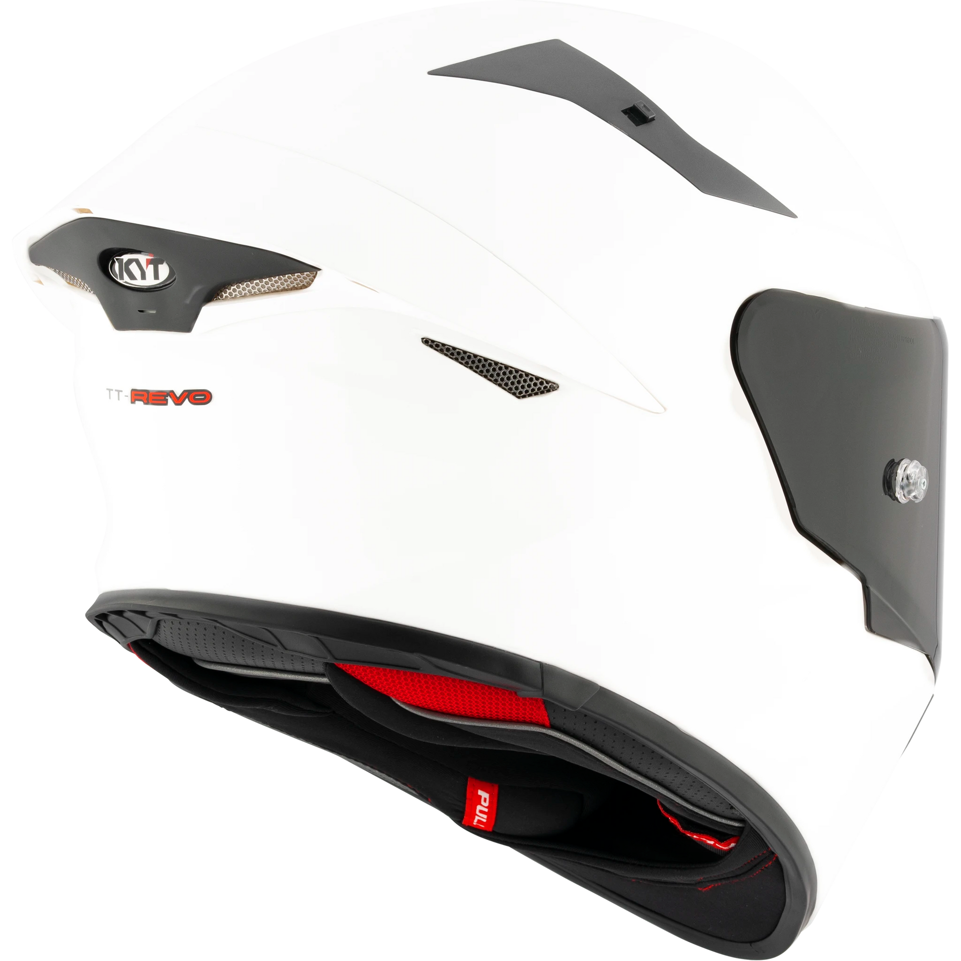 KYT TT-REVO motorcycle helmet in White