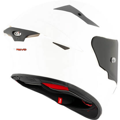 KYT TT-REVO motorcycle helmet in White