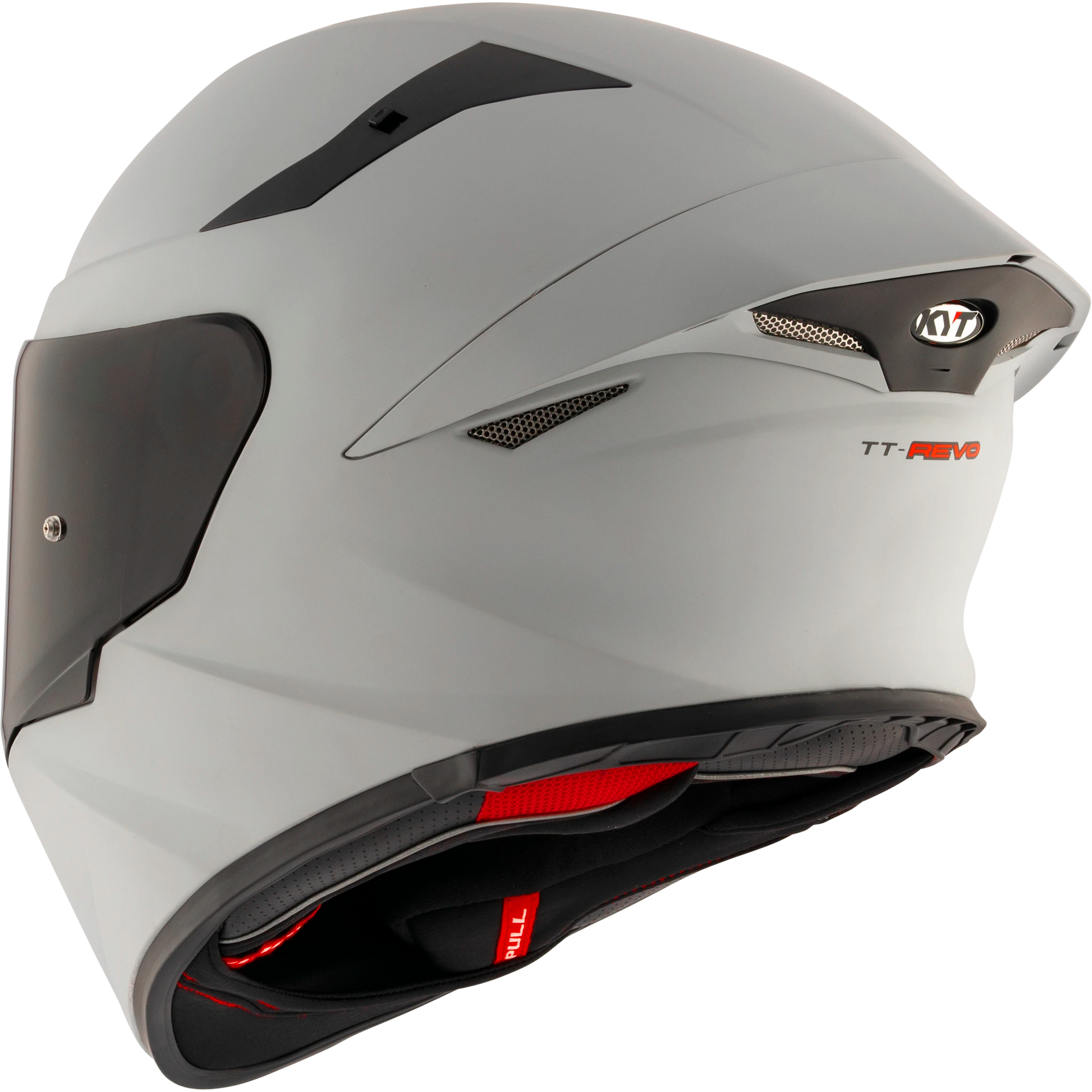 KYT TT-REVO motorcycle helmet in Asp Grey