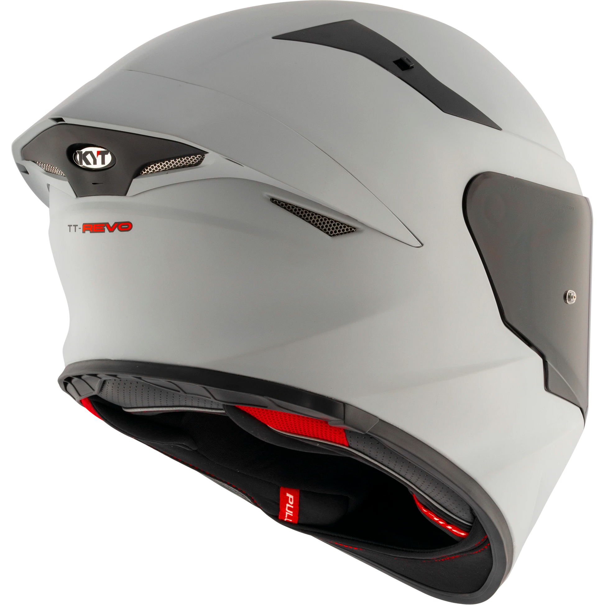 KYT TT-REVO motorcycle helmet in Asp Grey