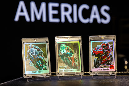 Davey Todd, John McGuinness, and Josh Herrin's KYT trading cards