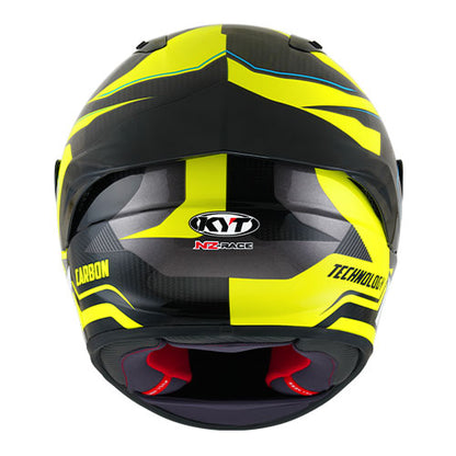 NZ-Race Carbon Competition Yellow Helmet