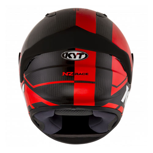 NZ-Race Carbon Fiber Red Fluorescent Helmet