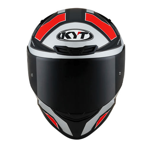 KYT TT-Course Full Face Motorcycle Helmet with Clear Visor DOT