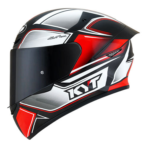 KYT TT-Course Full Face Motorcycle Helmet with Clear Visor DOT