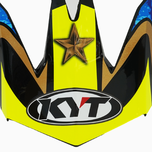 Top View KYT Skyhawk Hi-Fly Peak